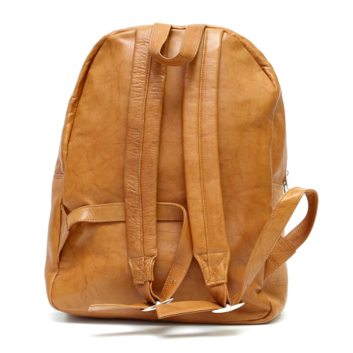 Ashlin Naples 15" Leather Knapsack - Tan