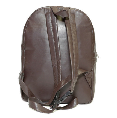 Ashlin Naples 15" Leather Knapsack - Dark Brown