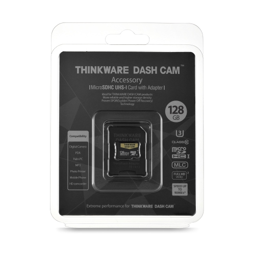 THINKWARE 128GB UHS-I MicroSD Card with SD Adapter