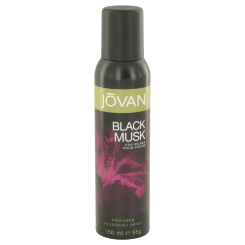 Jovan Black Musk Deodorant for Women, 5 ounces