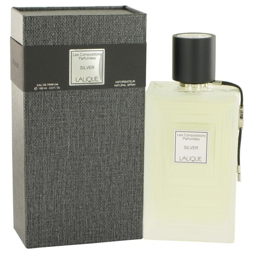 Les Compositions Parfumees Silver by Lalique Eau De Parfum Spray 3.3 oz