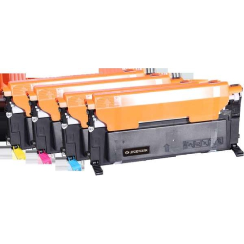 BILLIG INK  New Superior Quality Dell 1230 (Bk, C, M, Y) Compatible Toner Cartridge Set