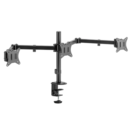 AnthroDesk Triple Monitor Stand Mount for 3 LED/LCD/PDP Computer Monitors Up to 27"