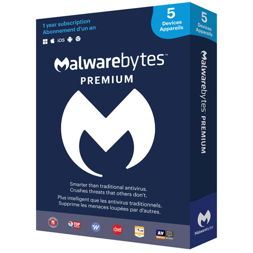 Malwarebytes (PC/Mac) - 5 Devices - 1 Year