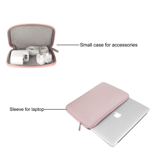 Housse imperméable en Lycra pour portable de 13 à 13.3 po avec petit étui pour chargeur de MacBook