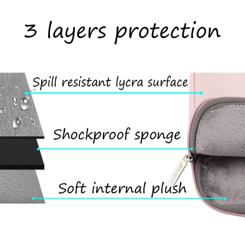 Housse imperméable en Lycra pour portable de 13 à 13.3 po avec petit étui pour chargeur de MacBook