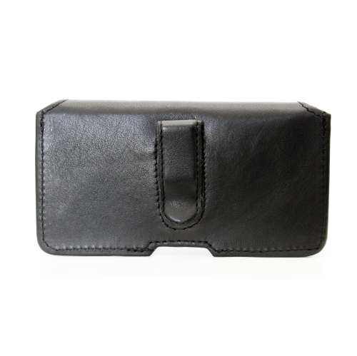 Ashlin Universal Phone Leather Pouch - Black