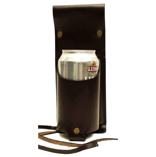 Ashlin Leather Bottle Holster - Dark Brown