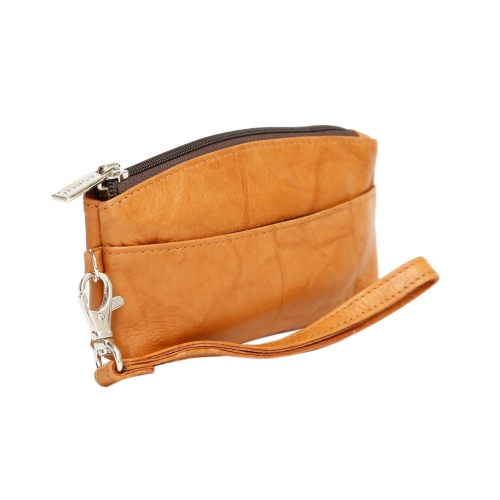 Sac à main en cuir Genesia d’Ashlin - Brun