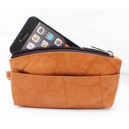 Sac à main en cuir Genesia d’Ashlin - Brun