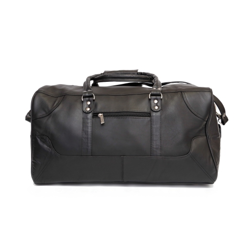Ashlin Grady Leather Weekender Bag - Black