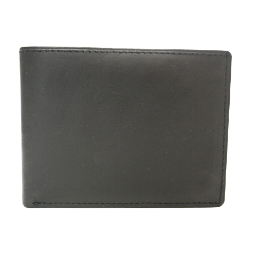 ASHLIN  Gazzola Lambskin Napa Leather Men's Wallet - Midnight In Multicolor
