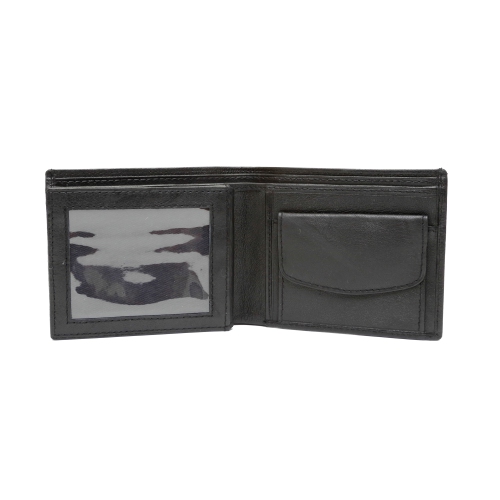ASHLIN  Parry Lambskin Napa Leather Men's Wallet - Midnight In Multicolor