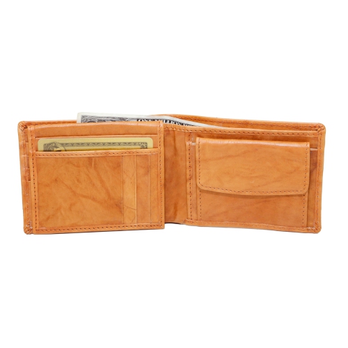 Ashlin Leather Men's Wallet - Brown