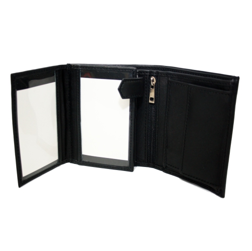 Ashlin Leather Men's Wallet - Black