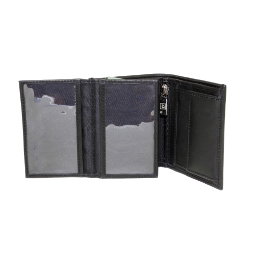 Ashlin Leather Men's Wallet - Black