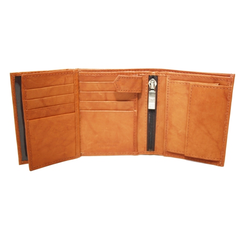 Ashlin Leather Men's Wallet - Brown