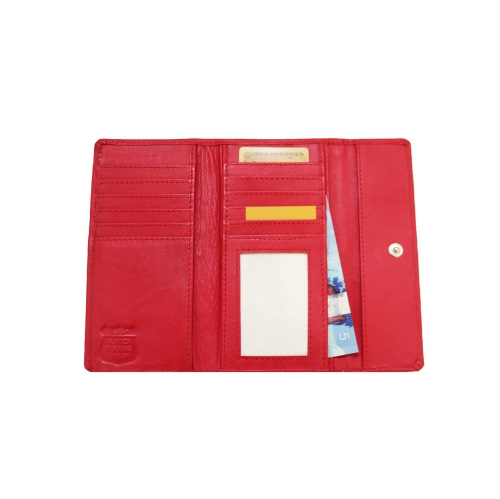 ASHLIN® DESIGNER | REDGROVE Portefeuille mince pour femmes anti-RFID