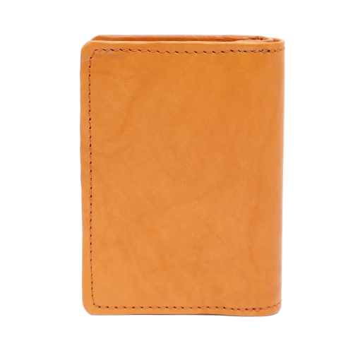 Porte-cartes de crédit en cuir Abriella d’Ashlin - Brun moyen