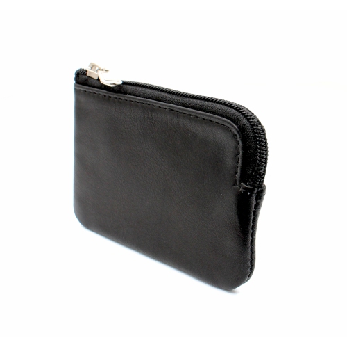 Ashlin Adelle Georgio Napa Leather Card Holder Case - Black
