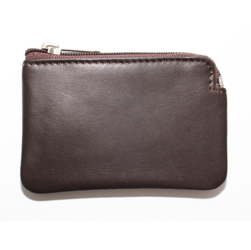 ASHLIN  Adelle Cowhide Nubuck Leather Card Holder Case - Blueberry In Multicolor