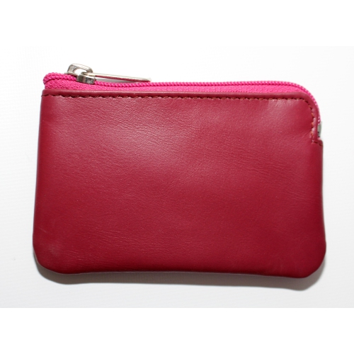 ASHLIN  Adelle Lambskin Napa Leather Card Holder Case - Claret In Multicolor