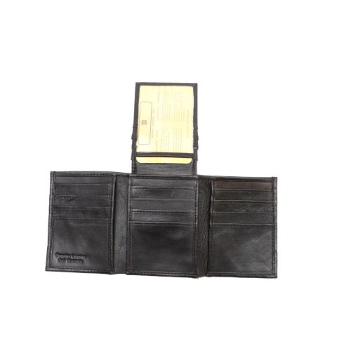 Ashlin JARVIS Lambskin Napa Leather Men's Wallet - Midnight