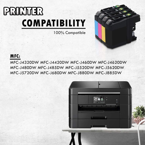 20 Inkfirst® Compatible LC203XL LC203 LC201 Ink Cartridges High Yield Replacement for Brother MFC-J680DW MFC-J880 MFC-J885