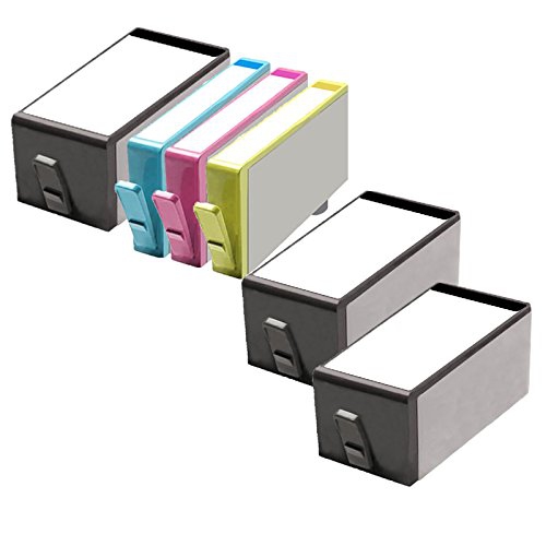 6 Inkfirst Compatible Ink Cartridges Replacement for HP 920XL CD975AN CD972AN CD973AN CD974AN Officejet 6500 1SET+2BK