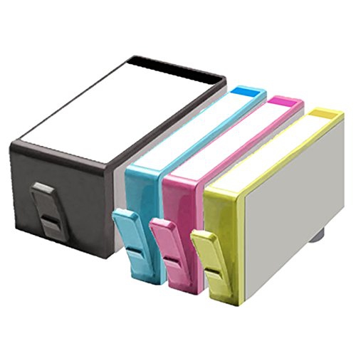 1 Set of 4 Inkfirst Compatible Ink Cartridges Replacement for HP 920XL CD975AN CD972AN CD973AN CD974AN Officejet 6000 6500