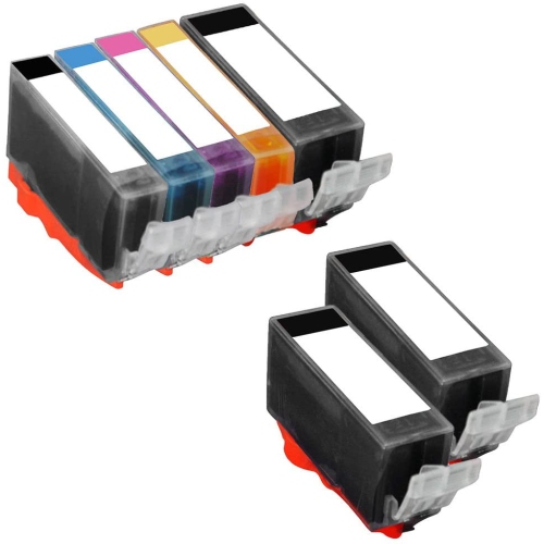 7 Inkfirst® Compatible Ink Cartridges PGI-220 CLI-221 Replacement for Canon PGI220 CLI221 PIXMA MX860 MX870 1SET+2PGI