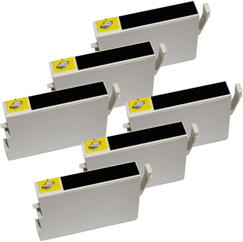 6 Inkfirst® Compatible Black Ink Cartridge T048120 T0481 Replacement for Epson 48 Black