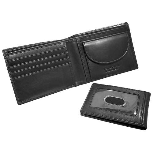 Portefeuille RFID avec poche pour monnaie Boulder de Mancini - Noir