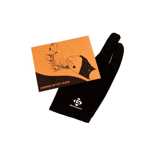 Anti-Skid Black Artist Lycra Fabric Glove for Graphics Tablet/LED Light Box/Pen Display--Free Size