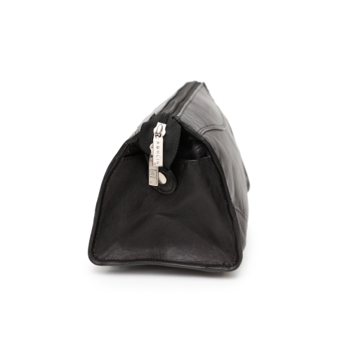 Ashlin Carnegie Leather Shaving Kit - Black