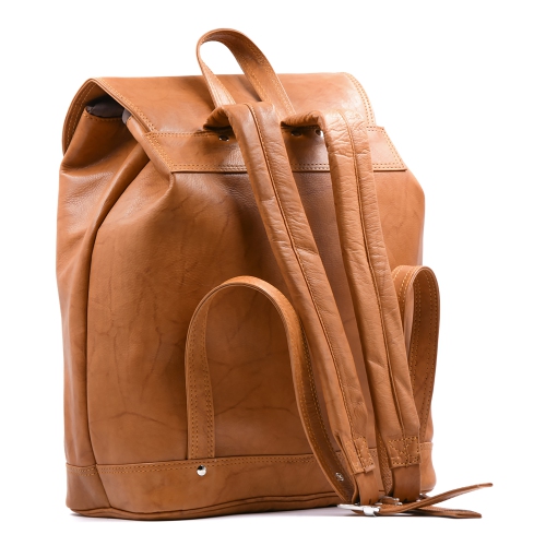 Ashlin Jessy Leather Knapsack - Brown
