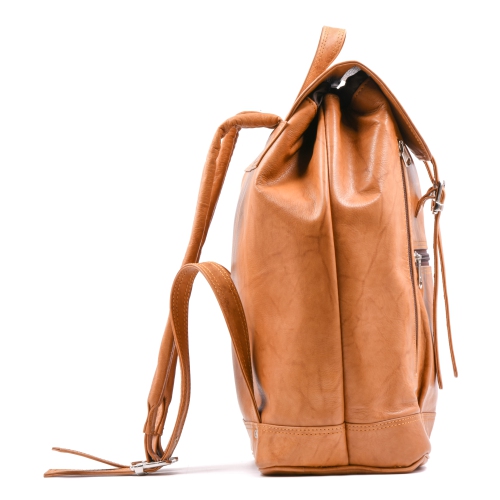 Ashlin Jessy Leather Knapsack - Brown