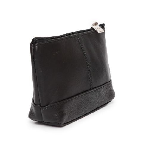 Ashlin Top Zippered Cosmetic Bag - Small - Black