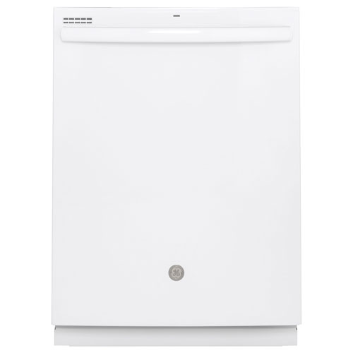 Ge 24 50db Built In Dishwasher Gdt605pgmww White Best Buy