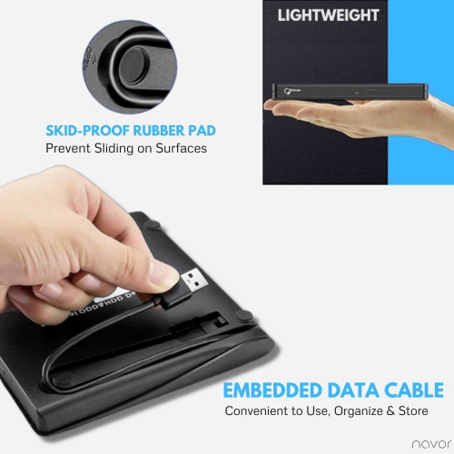 Lecteur de CD externe DVD Lecteur graveur portatif USB 3,0 pour ordinateur portatif MacBook Windows XP/2003/7/8/10/11 Vista Linux Mac OS Mince Plug &