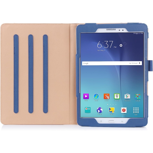Galaxy Tab S2 9.7 Case - Leather Stand Folio Case Cover for Galaxy Tab S2 Tablet - Navy