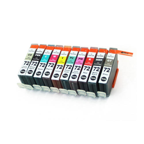 BILLIG INK  New Superior Quality Canon Pgi72 Compatible Ink Cartridge Set (10 Pack)