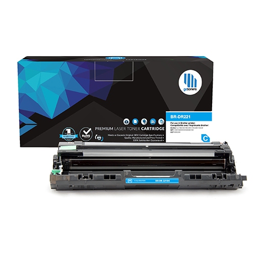 GOTONERS  Brother New Compatible Dr-221Cl Drum Unit for Tn221/tn225 In Cyan