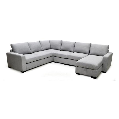 Adjustable Fabric Sectional Sofa 7257, Best Fabric For A Sectional Sofa