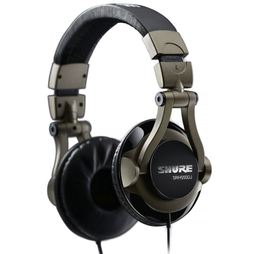 Shure SRH Headphones - SRH550DJ - Professional Quality DJ Headphones