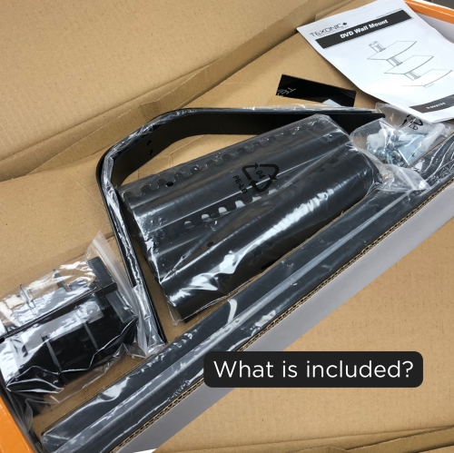 TEXONIC AV Component Wall Mount: Three-Tier Floating Shelf for Organized Storage