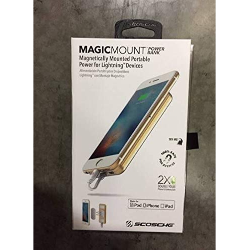 Powerbank 4000mah 1 port magicmount avec 2 magicplates grand et petit