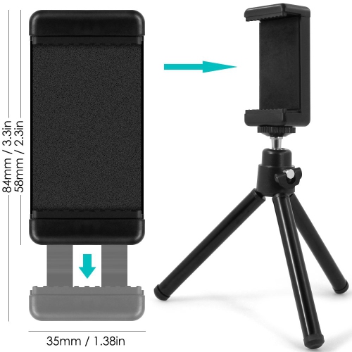 SourceTon HD Clip-on Macro /& Wide Angle Optic Lens for iPhone Samsung and Most Smartphones Cell Phone Camera Glass Lens Kit with Tripod and Adapter