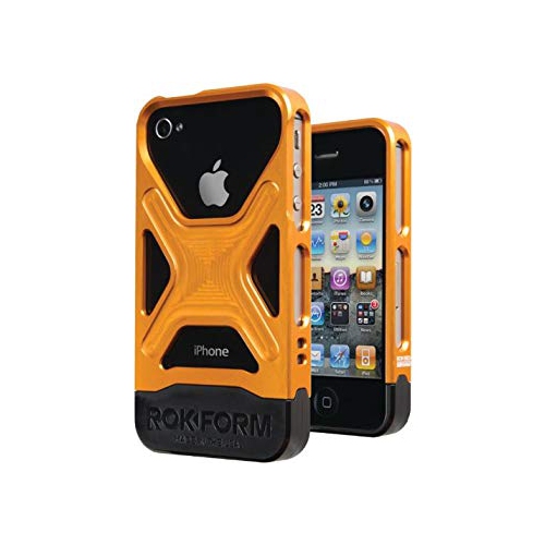 Rokform 370441 Rokbed Fuzion Cover for iPhone 4 4S 1-Pack Retail-Packaging Orange