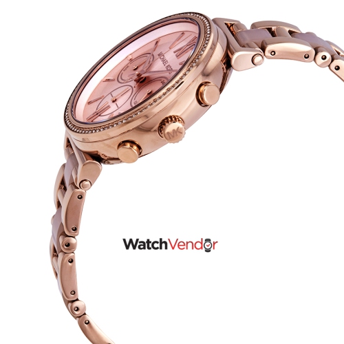 Michael Kors Sofie Chronograph Rose Dial Ladies Watch MK6560